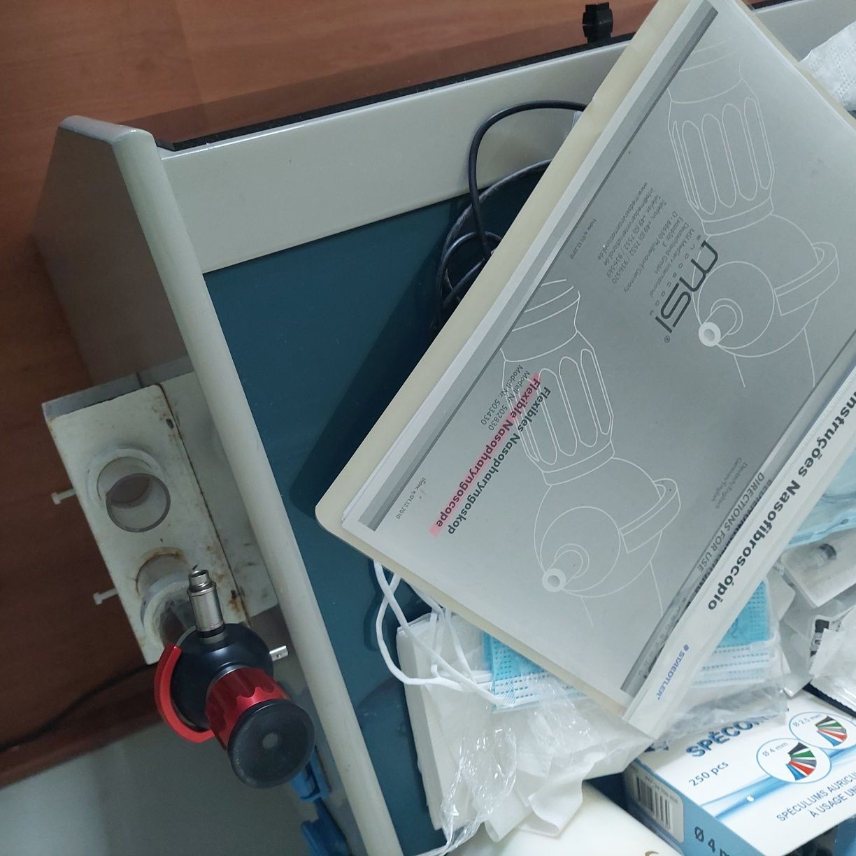 Unidade de Otorrinolaringologia::Estação de trabalho + endoscopio flex