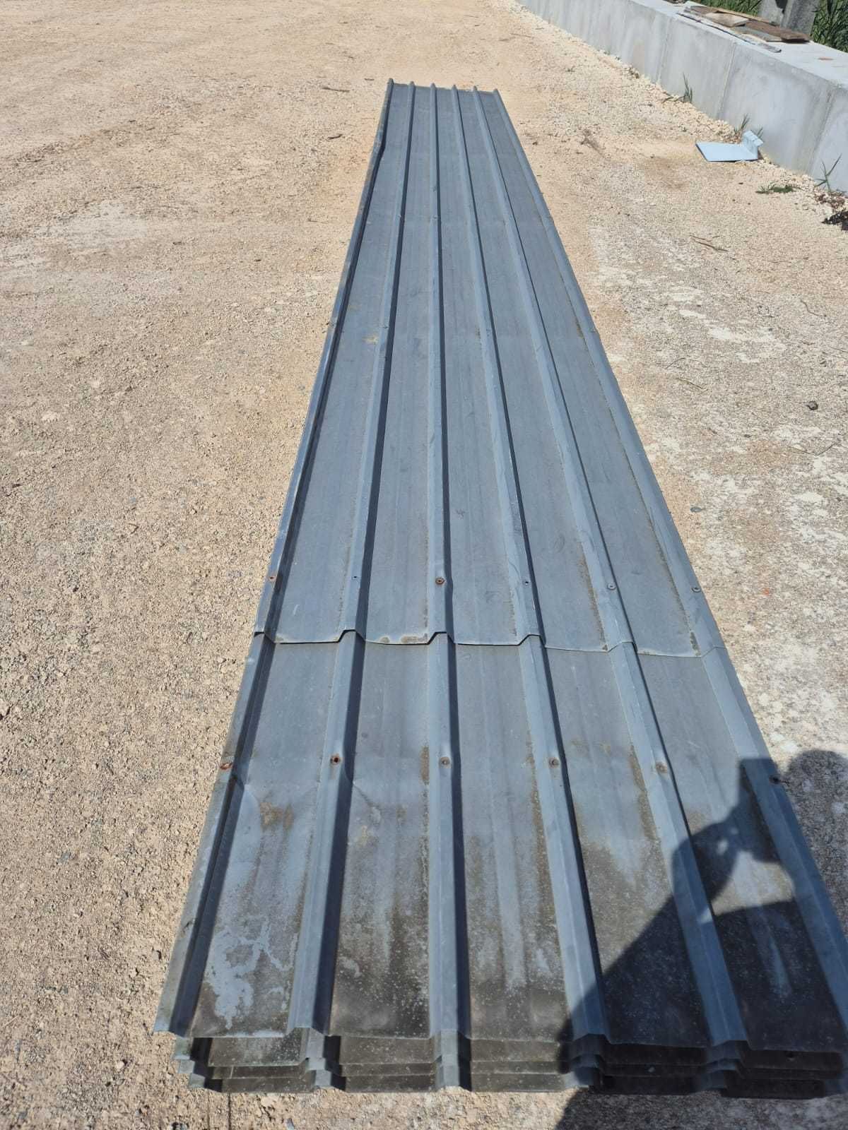 Chapa metálica para telhdo