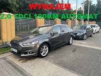 FORD Mondeo COM 2,0 TDCI 190KM automat FULL LED / WYNAJEM + OC Sprawcy