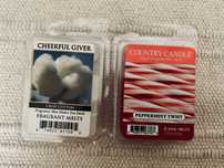Corton Crisp Peppermint Twist Country Candle Cheerful Giver wosk