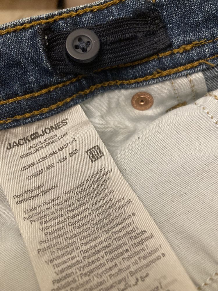 Spodnie chłopięce jeansowe Jack&Jones 176