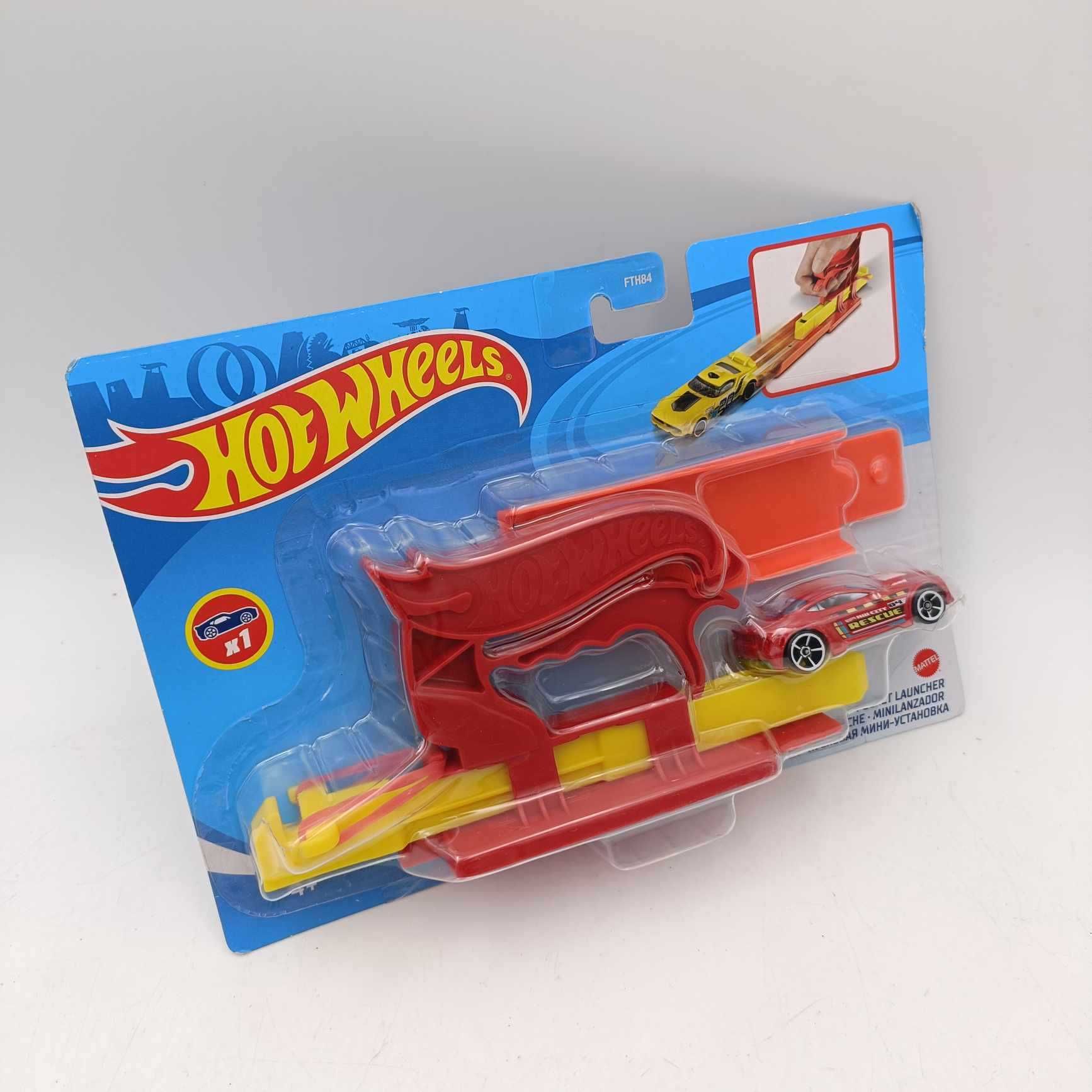 HOT WHEELS Wyrzutnia Red Pocket Launcher Mattel FVM09