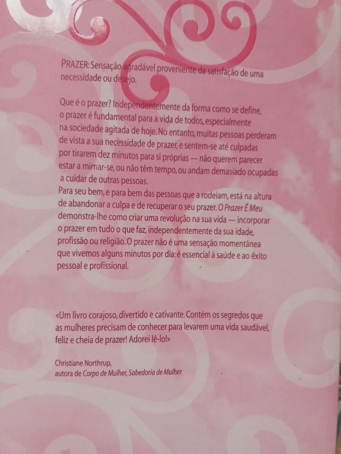 Livro "o Prazer É Meu"