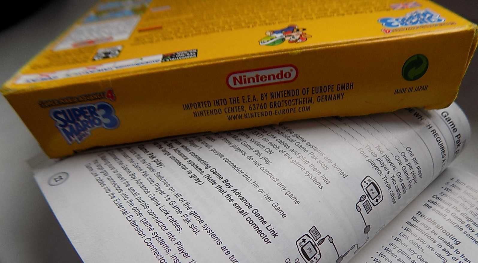Super Mario Bros. 3 - Super Mario Advance 4 Nintendo GBA Advance Micro