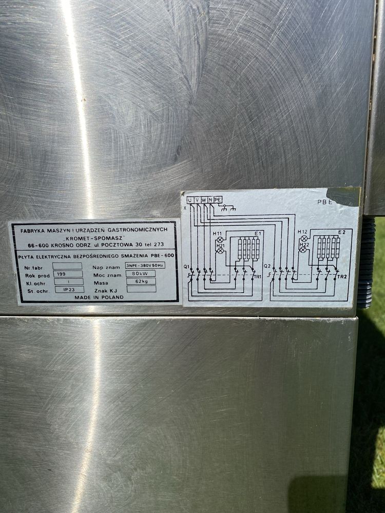 Plyta elektryczna Grill Kromet