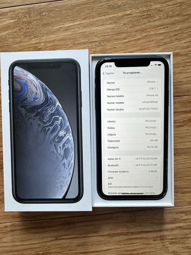 IPhone Xr 64GB, Black - super stan