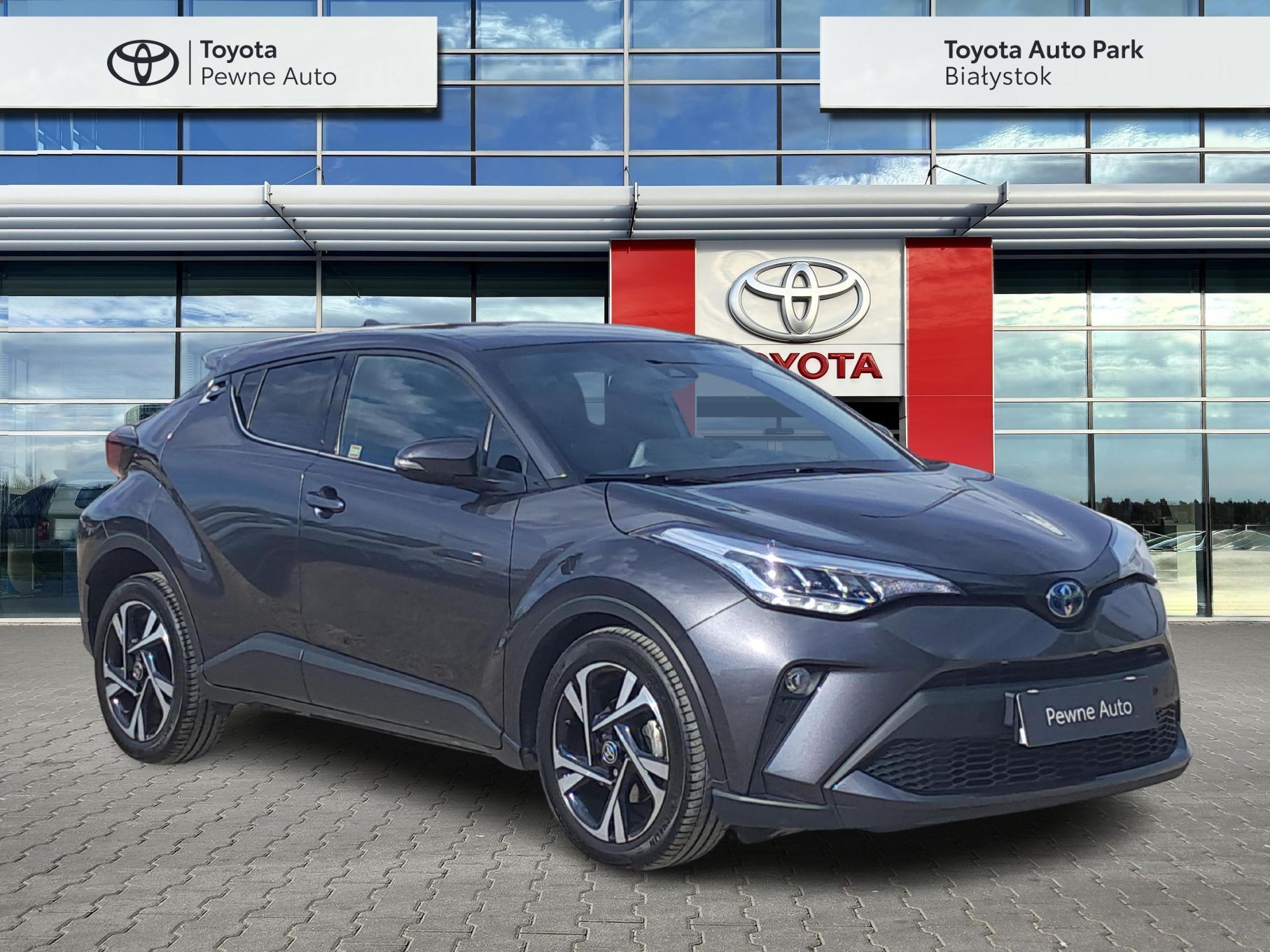 Toyota C-HR 1.8 Hybrid Style, Serwis ASO, Salon PL, Gwarancja 03/2027, FV VAT23%