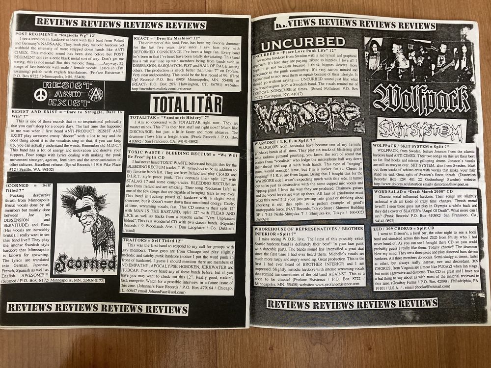 Disarmament - punk / crust fanzine 1999