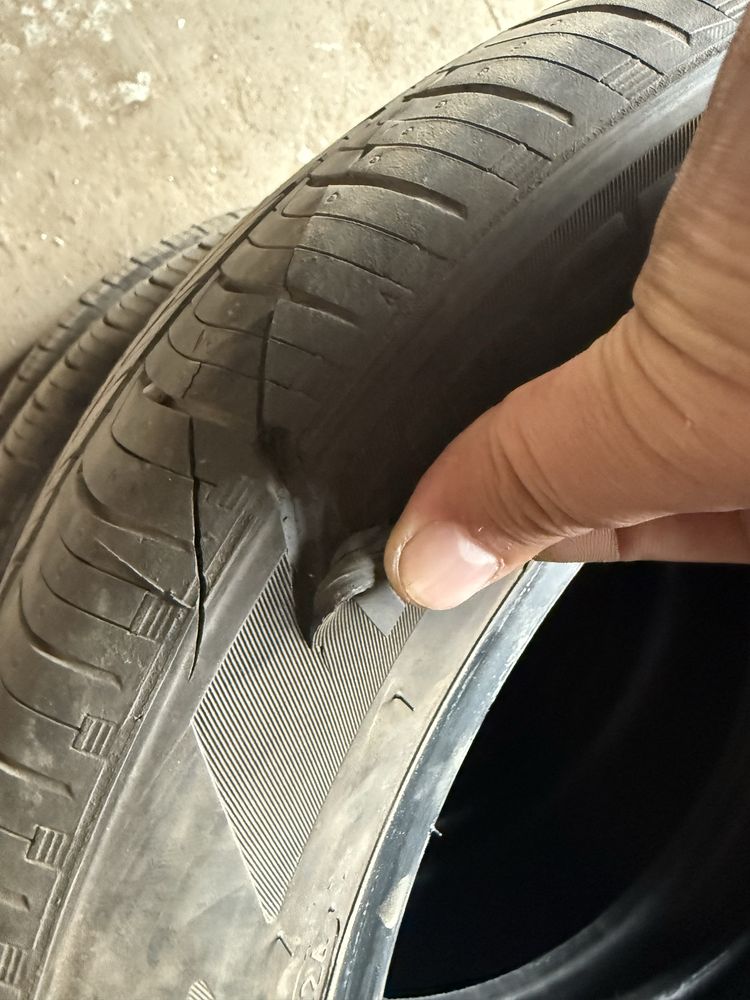 Резина HANKOOK 225 50 R17 2024 рік гриж нема 6.5 мм