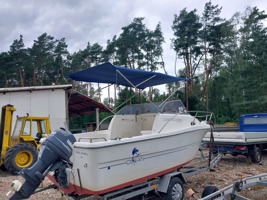Łódź kabinowa,motorowa  Sessa 550 ocean bimini,trim