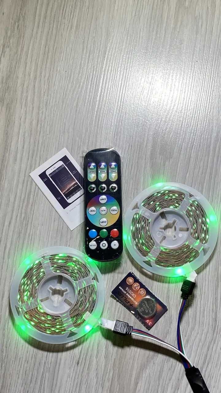 Led лента  3м,  15м,  USB, Bluetooth, RGB, от смартфона