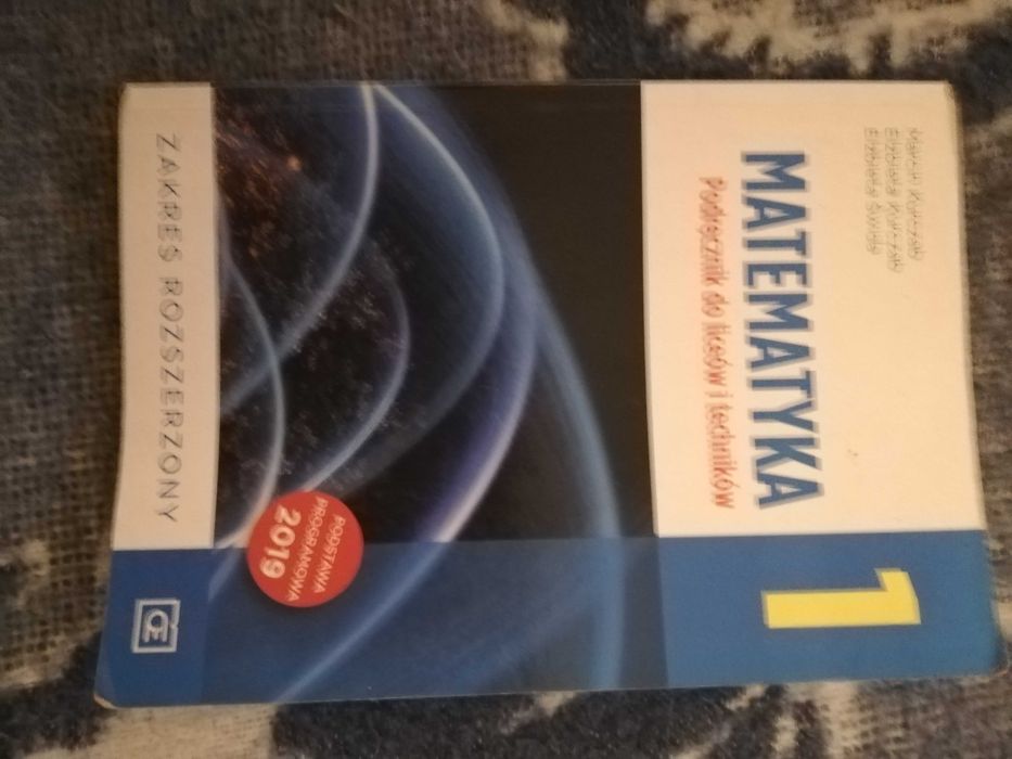 Matematyka podręcznik klasa 1 zakres rozszerzony Pazdro