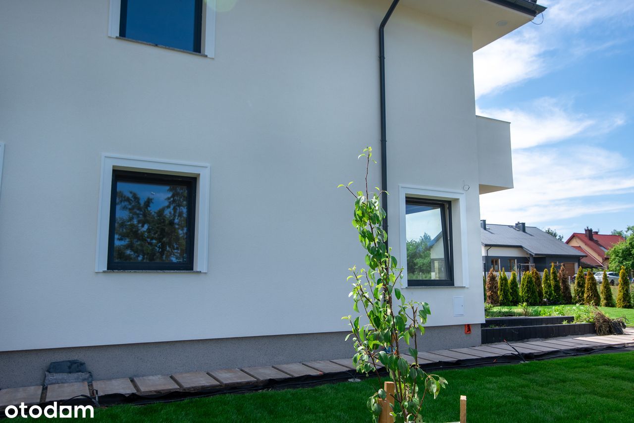 Nowy dom bliźniak 138 m²,działka 500 m²–Wola Mrokowska,wysoki standard