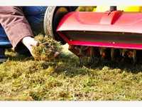 Wertykulacja aeracja trawnika odsiewanie trawy  Czyszczenie rynien