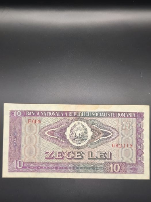 Banknot 10 Lei, Rumunia 1966