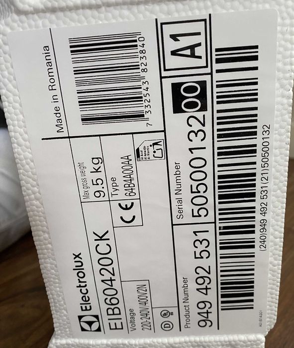 Electrolux - Płyta Indukcyjna NOWA Model eib60420ck