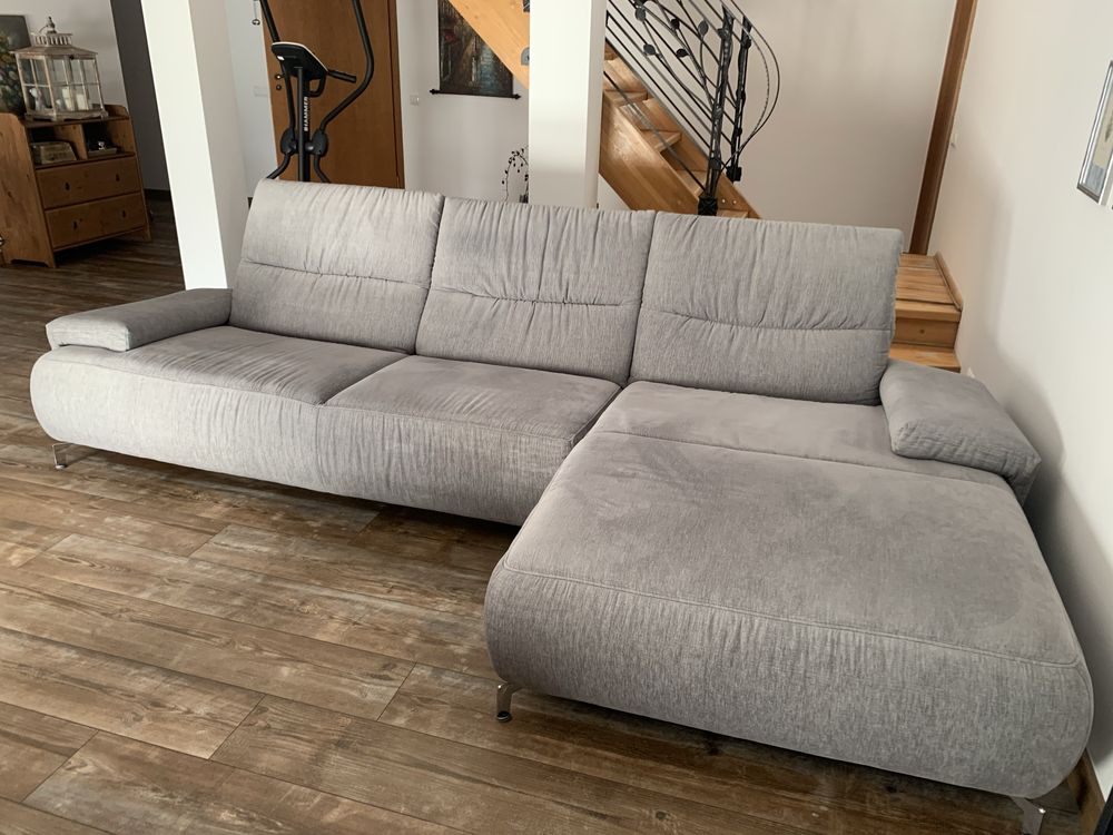 Sofa z szezlongiem Nicole, narożnik prawy