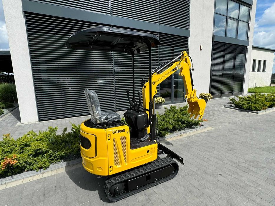 Minikoparka Gunter Grossmann GG800N. Nowa. Dostawa cała Polska