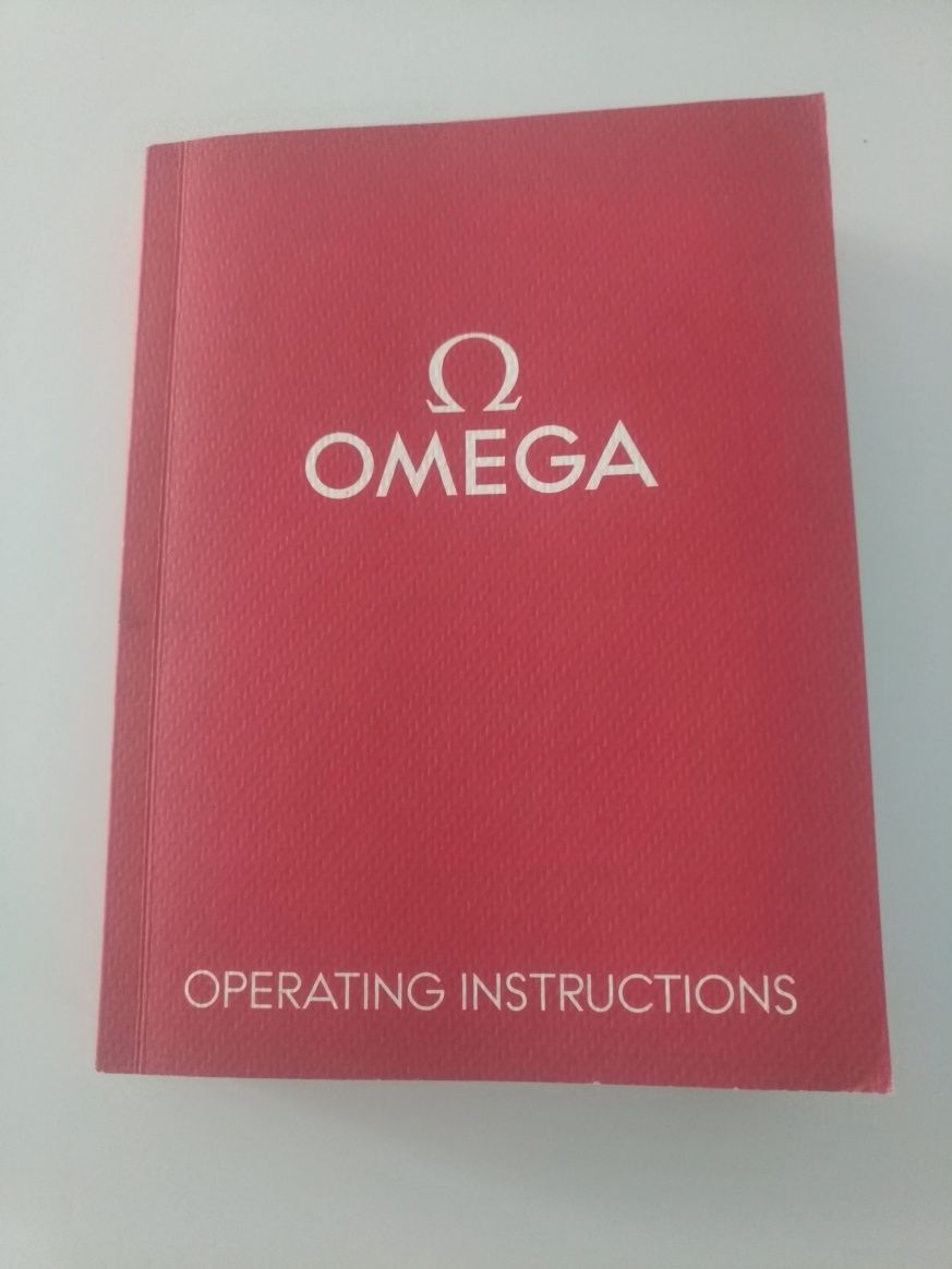 Manual de instruções relógio Omega I/14