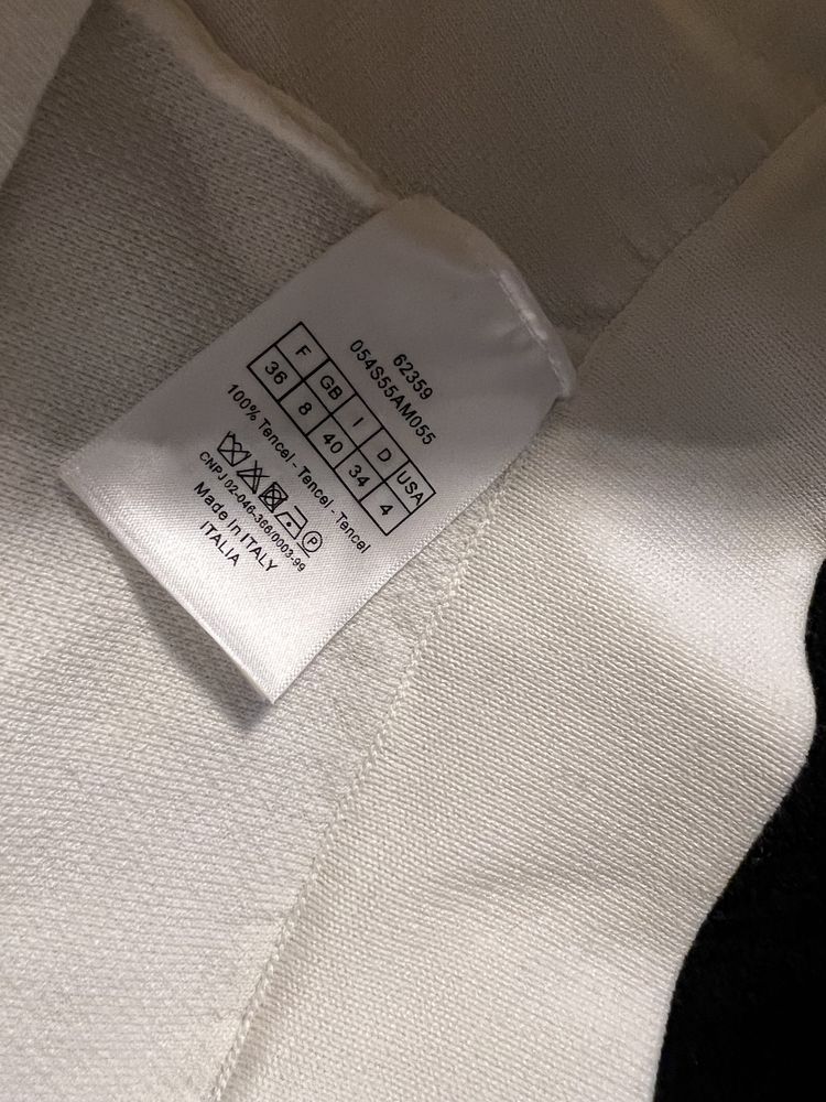 Christian Dior dres bialy r.S/M