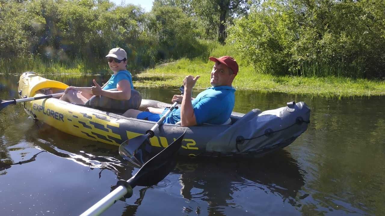 Байдарки/каякі в Царичанці/турінг/сплав по р. Оріль/ночлег/номери