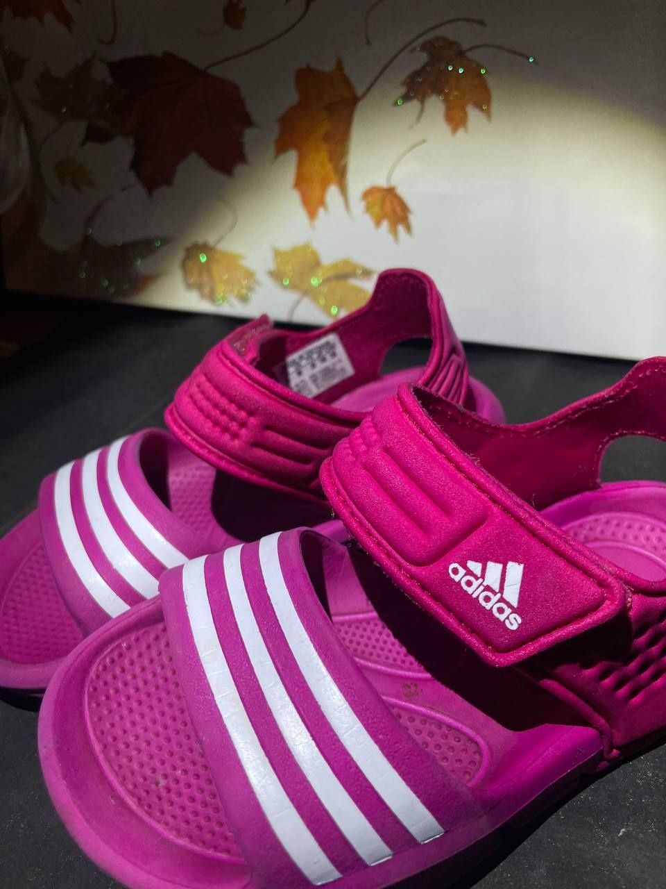 Сандалі adidas рожеві 26р 16см на дівчинку