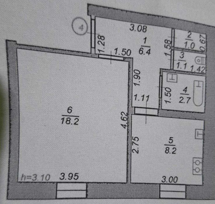 Продаж 1-кім квартири вул.Д.Галицького м.Сколе