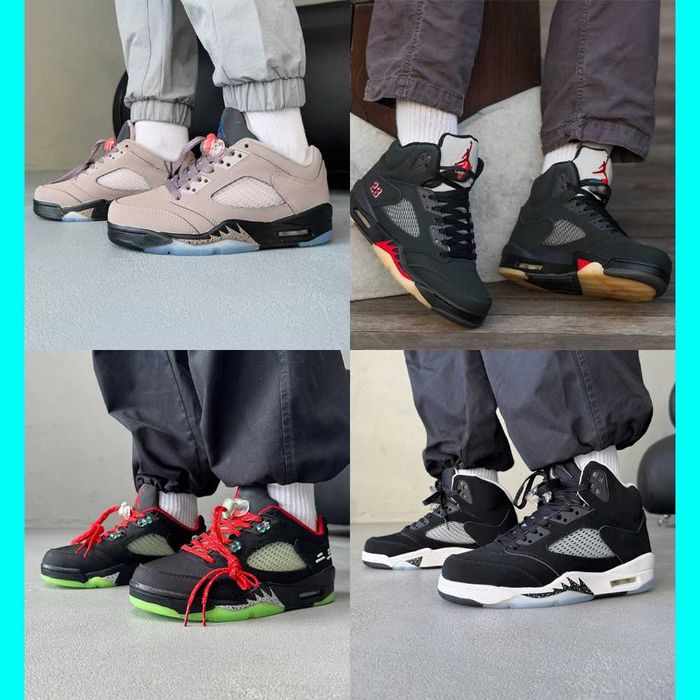 БЕЗ ПЕРЕДПЛАТИ‼️Кросівки Nike Air Jordan 5, Джордан 5 / 36-46, ПРЕМІУМ