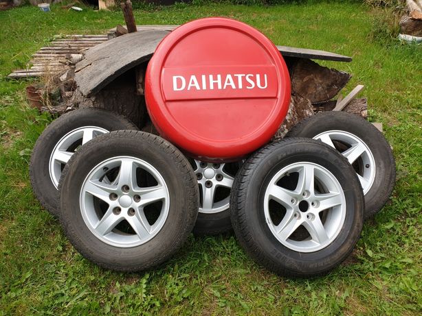 Koła lato Daihatsu Terios komplet z zapasem i osłoną