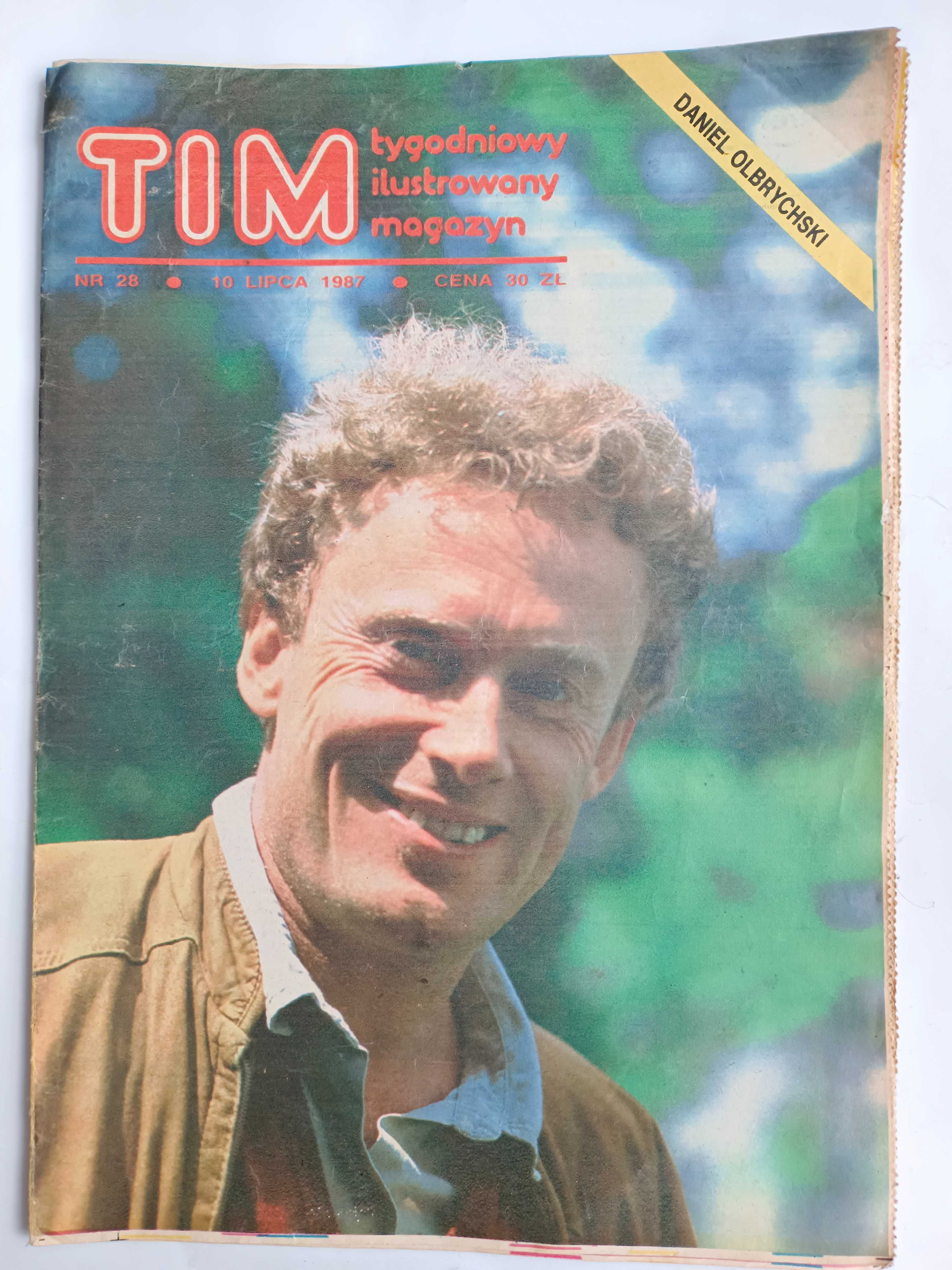 TIM 
Tygodniowy ilustrowany magazyn
Nr  28 z 10 lipca 1987 r.