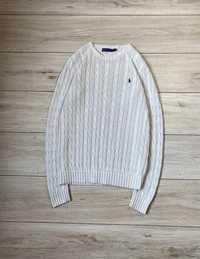 Винтажный вязаный свитер Polo Ralph Lauren женский оригинал