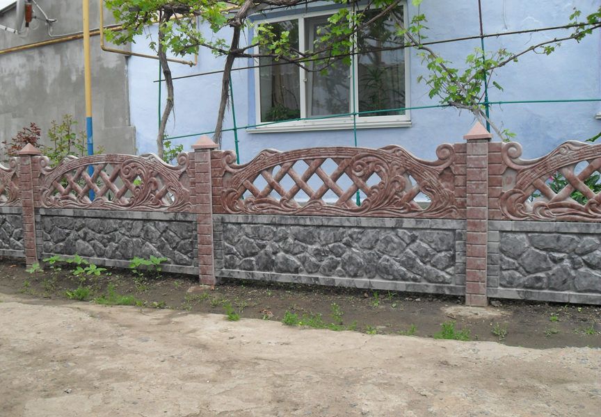 Еврозаборы цветные