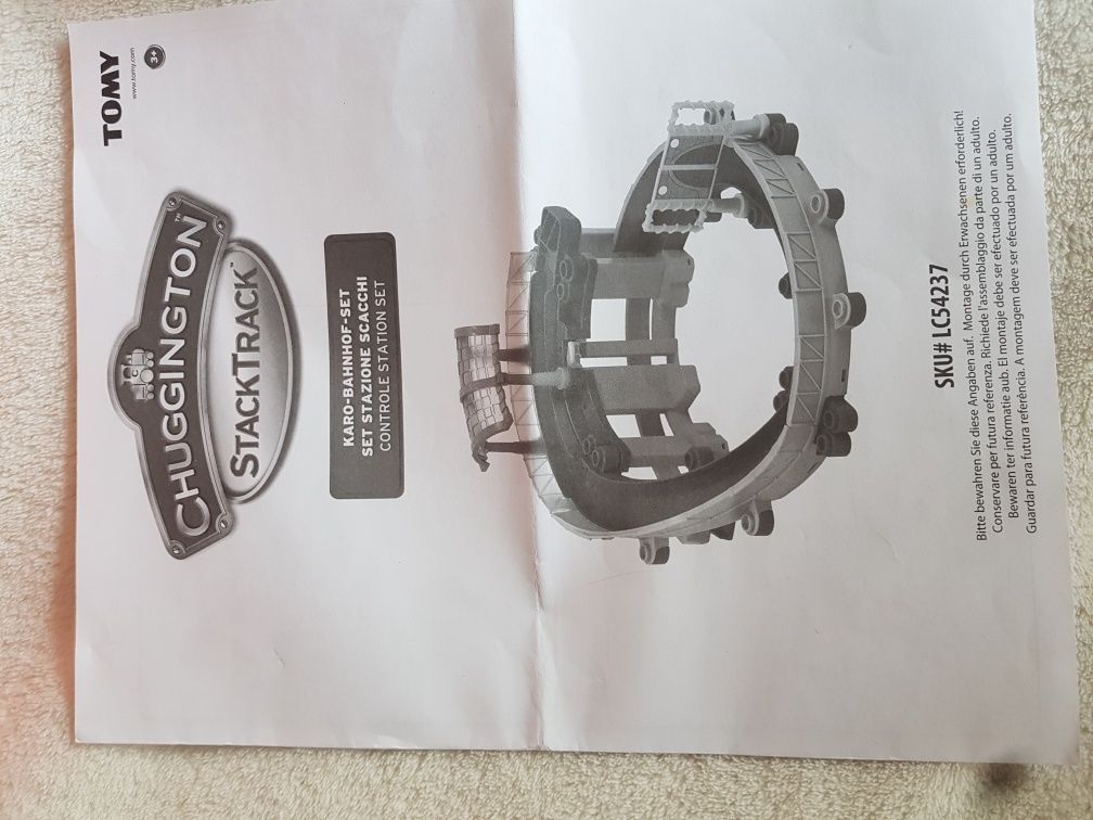 Chuggington stack track tomy Stacyjkowo stacja miejska Wilson kolejka