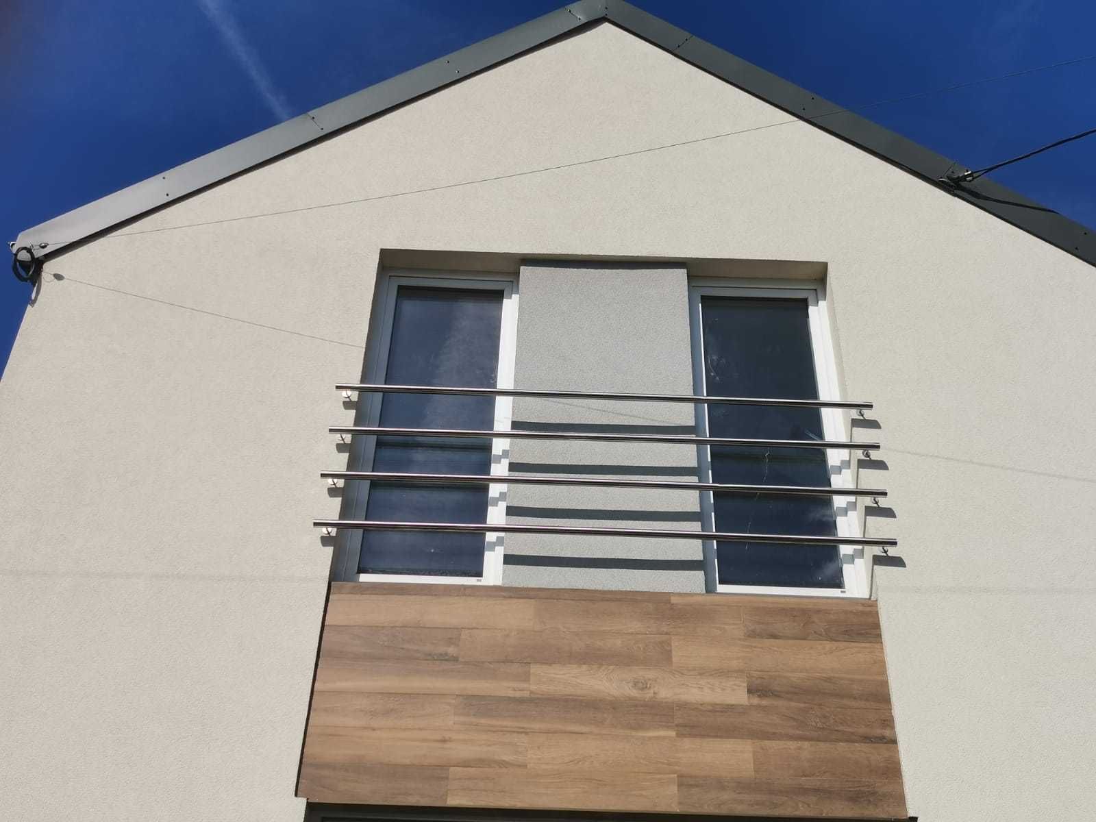 Balustrady schodowe balkonowe barierki poręcze nierdzewne nierdzewka