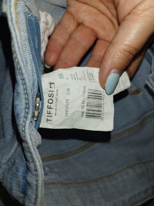 Calções ganga 15-16 anos