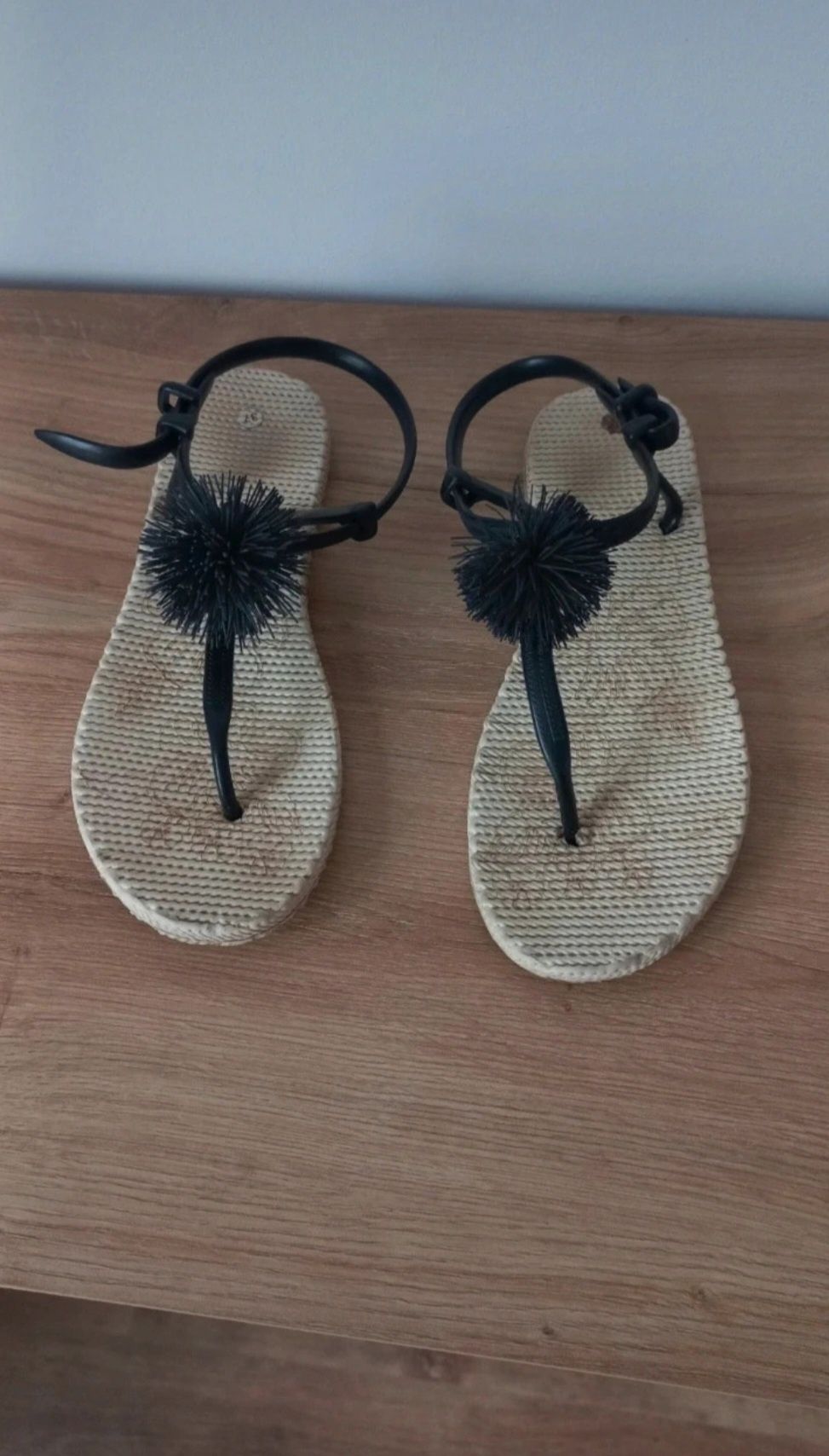 Sandałki damskie japonki rozmiar 37 buty na lato