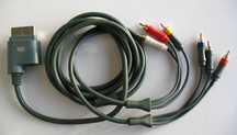 Kabel Xbox 360 AV komponent, HDTV 6x cinch