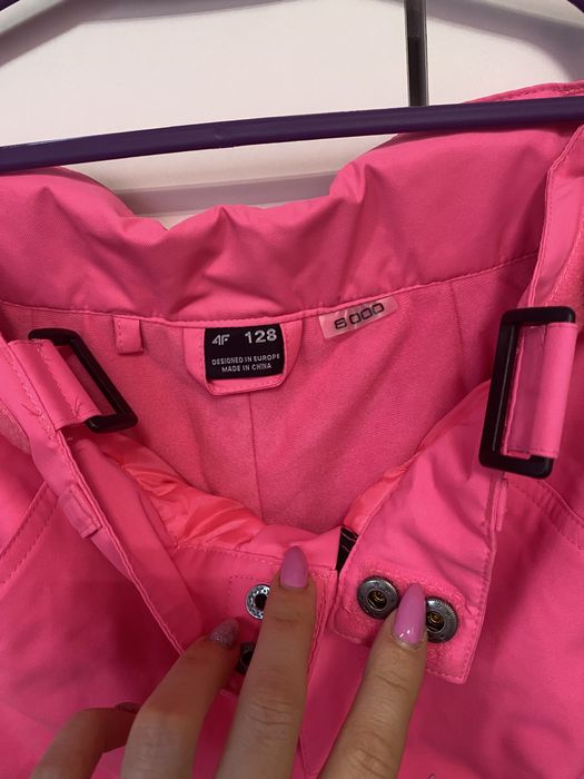 Spodnie ocieplane dla dziewczynki 128rozm