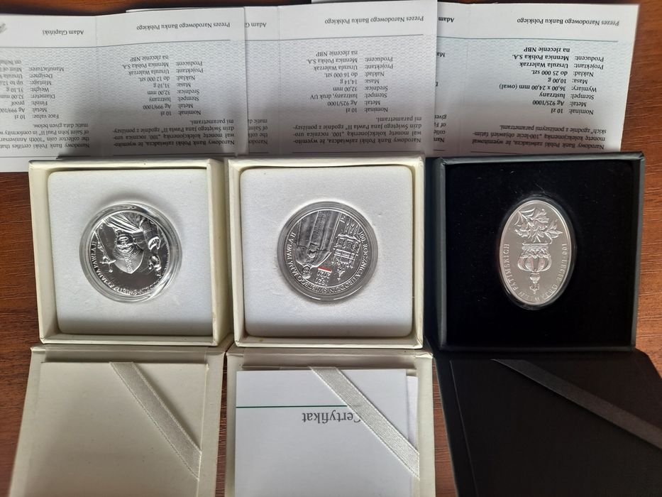 Zestaw monet kolekcjonerskich RP  2