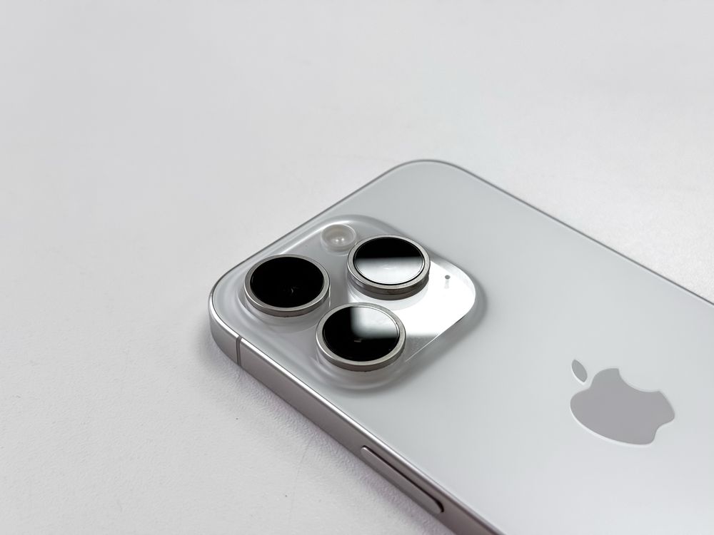 iPhone 15 Pro 256 GB White Titanium 100% Bateria Jak Nowy Sklep Gwaran