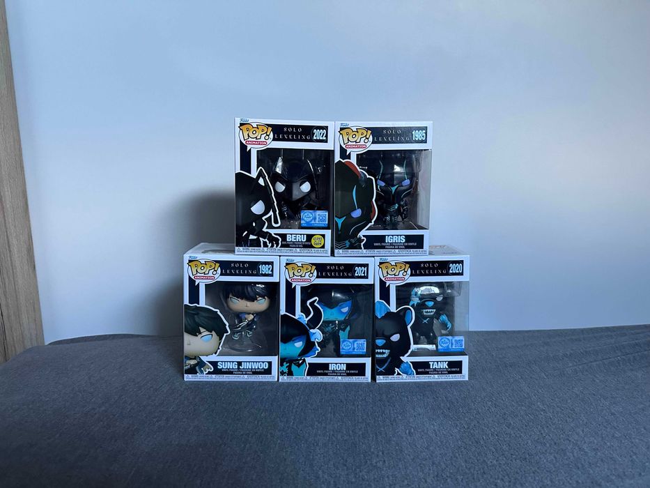 Solo Leveling Sung Jinwo 1982 Igris 1985 Tank 2020 Iron 2021 Beru 2022