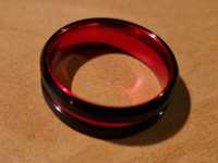 Pierścień obrączka męska Tungsten / Carbide