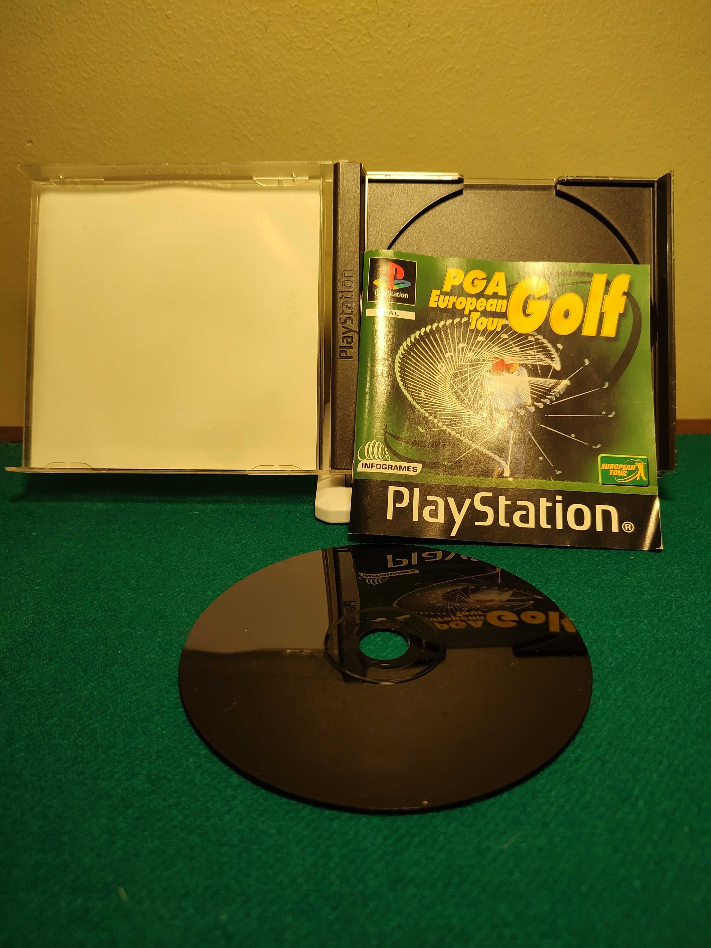 Jogo Playstation 1 PGA European Tour Golf