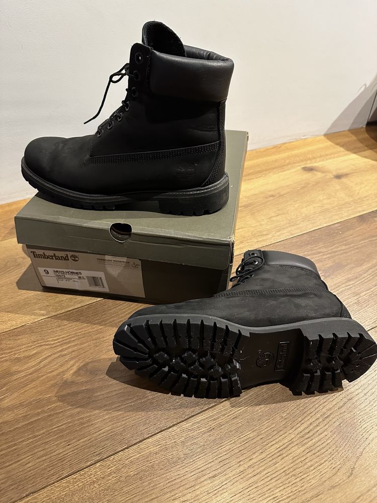 męskie buty Timberland Premium 6 Inch Boot Black w rozmiarze EU 43