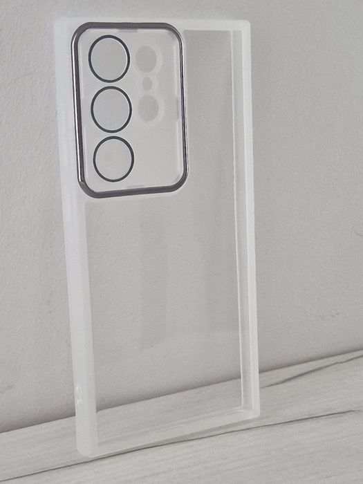 Protective Lens Case do Samsung Galaxy S24 Ultra biały clear