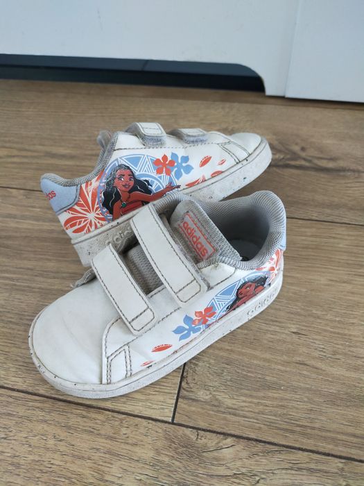 Buty dziecięce sportowe adidas Advantage Moana CF I miękkie rzepy r.23