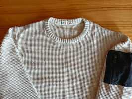Sweter męski kremowy H&M rozmiar M