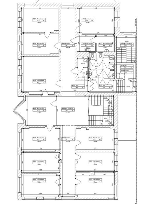 Wynajmę lokal biurowy – 246 m²  – Radogoszcz Wschód, Łódź