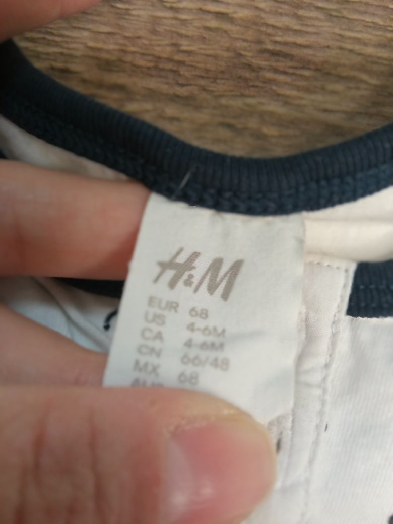 Bluzka H&M 68 jak nowa