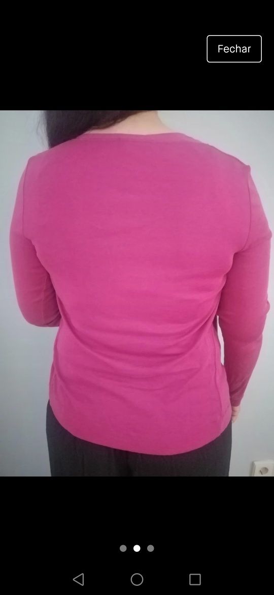 Camisolas blusa e túnica